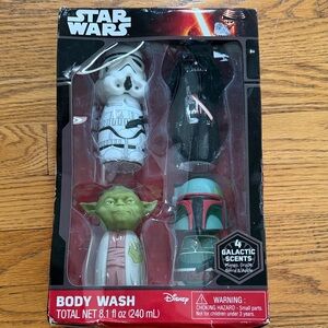 Disney Star Wars Body Wash Set with Red, Green, Black, and White-Collectible